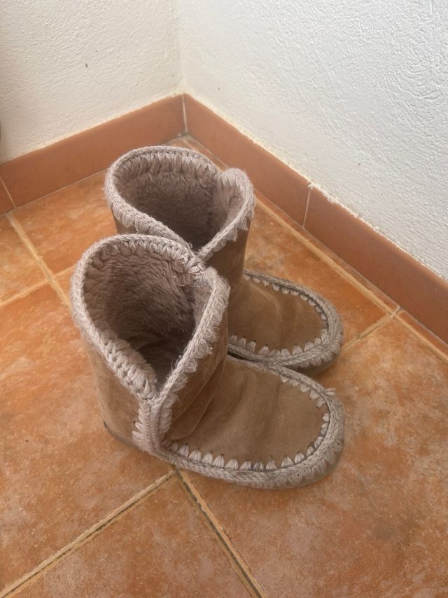 Botas Mou marrón - Piel