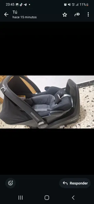 Maxicosi con base isofix