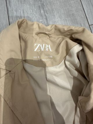 Chaqueta niña gabardina