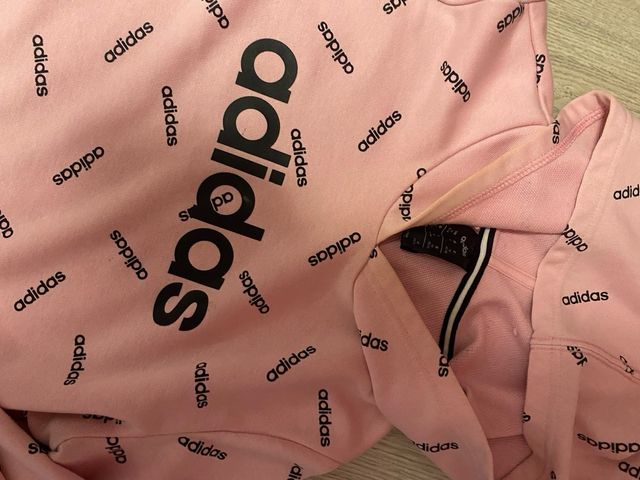 Sudadera rosa adidas