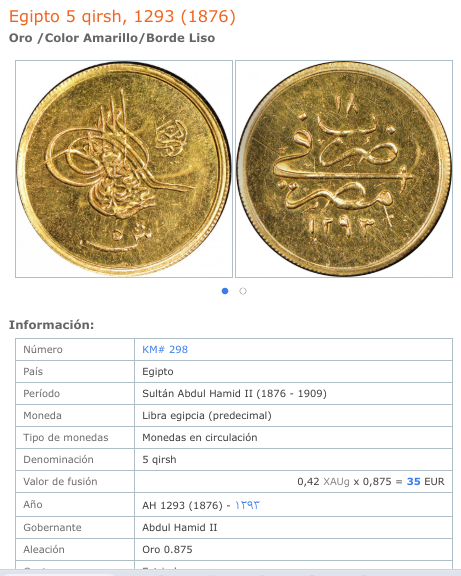 Moneda de oro