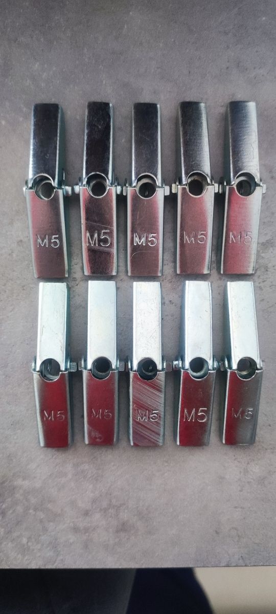 10 Ancoraggi M5 - Fissaggio 5mm