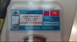 Moneda de plata Francesa