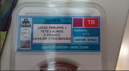 Moneda de plata Francesa