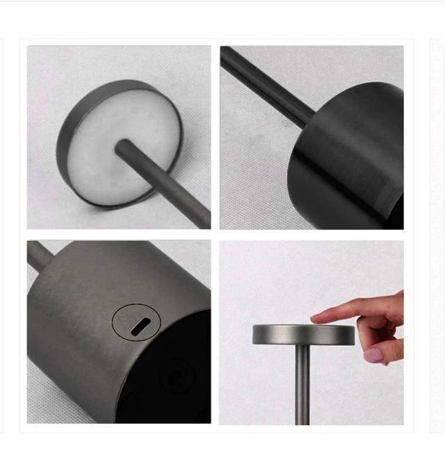 Lampada LED USB - Nero e Oro