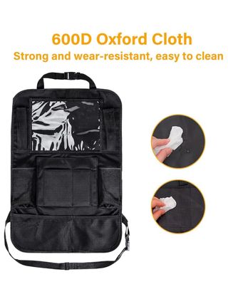Organizador asiento coche 10 bolsillos tablet
