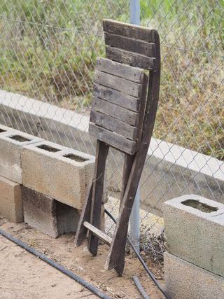 silla plegable antigua