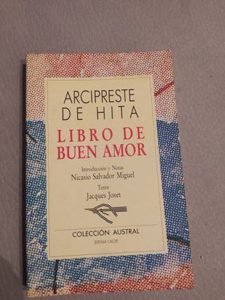 Libro de buen amor. Arcipreste de Hita