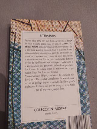 Libro de buen amor. Arcipreste de Hita