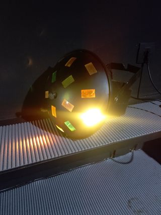 Luz de discoteca vintage