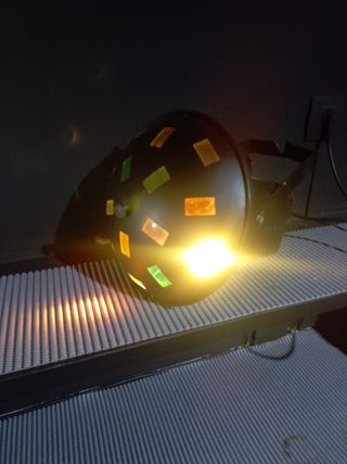 Luz de discoteca vintage