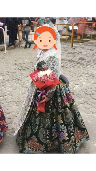 Traje fallera infantil