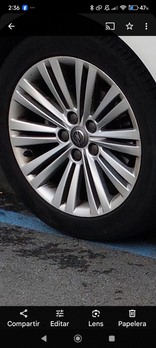 4 Llantas opel insignia de 18 pulgadas