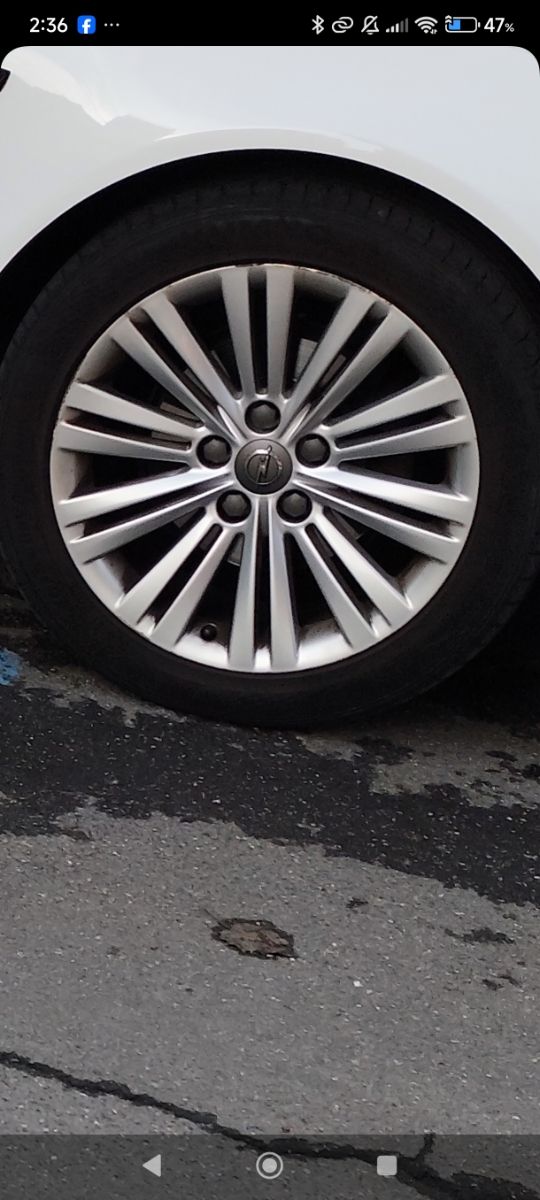 4 Llantas opel insignia de 18 pulgadas