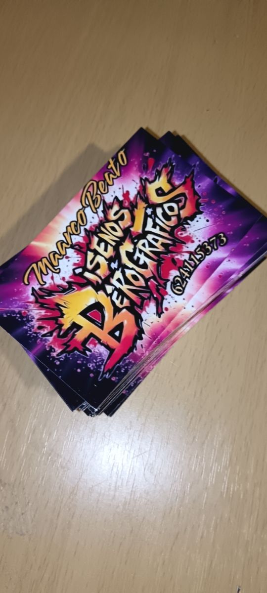 Tarjetas Presentación Marco Berto