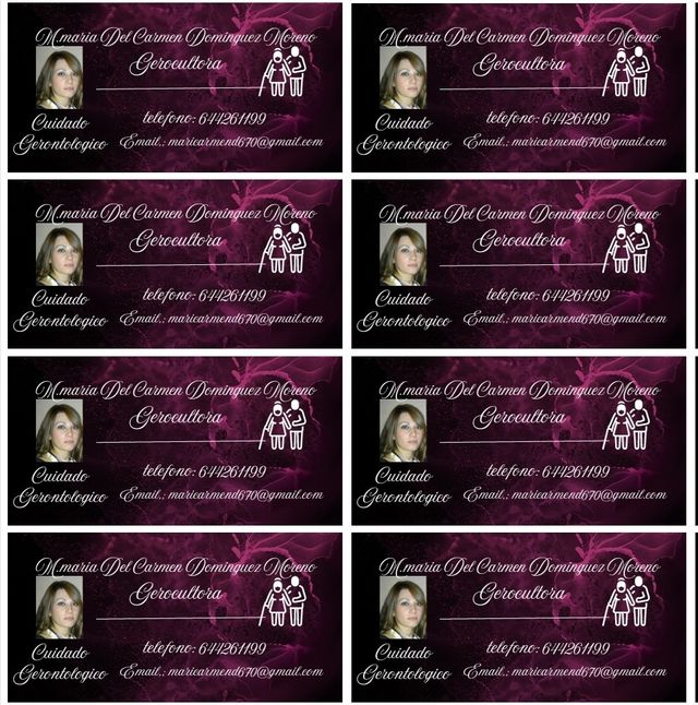 Tarjetas Presentación Marco Berto