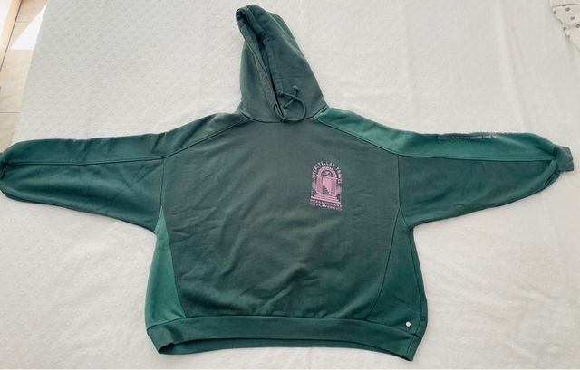 Sudadera verde oversize - Talla L
