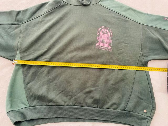 Sudadera verde oversize - Talla L