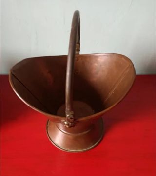 2 Recipientes cobre antiguos