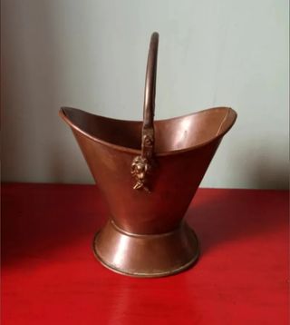 2 Recipientes cobre antiguos