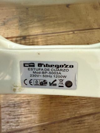 Calefactor Strongpro blanco