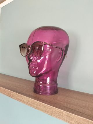 Cabeza maniquí cristal