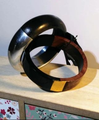 NUEVAS Pulseras madera Misako - 2uds