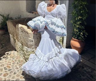Vestido Flamenca Blanco