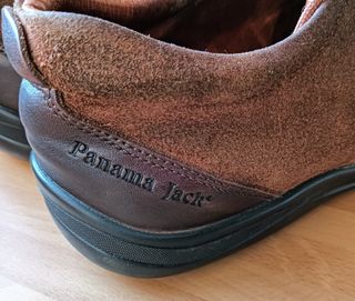 Zapatos de ante marrón hombre