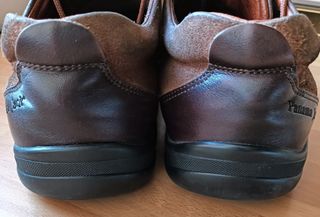 Zapatos de ante marrón hombre