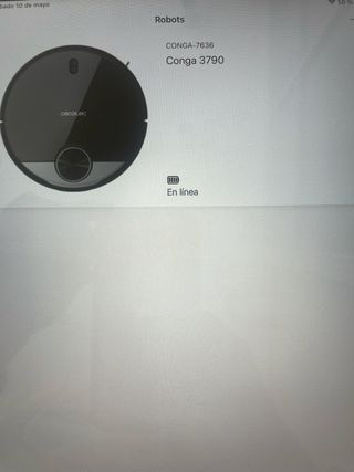Robot aspiradora Conga 3790