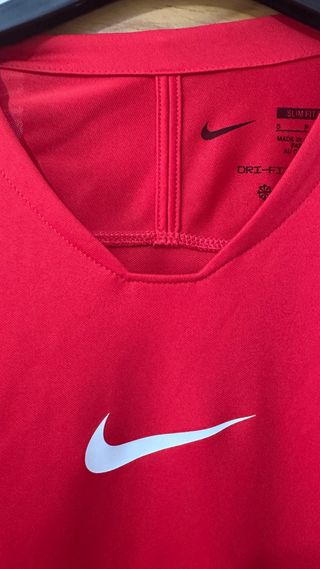 Camiseta Nike roja manga larga Talla S