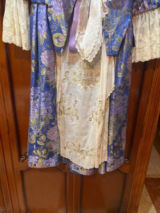 Traje Fallera Azul y Morado