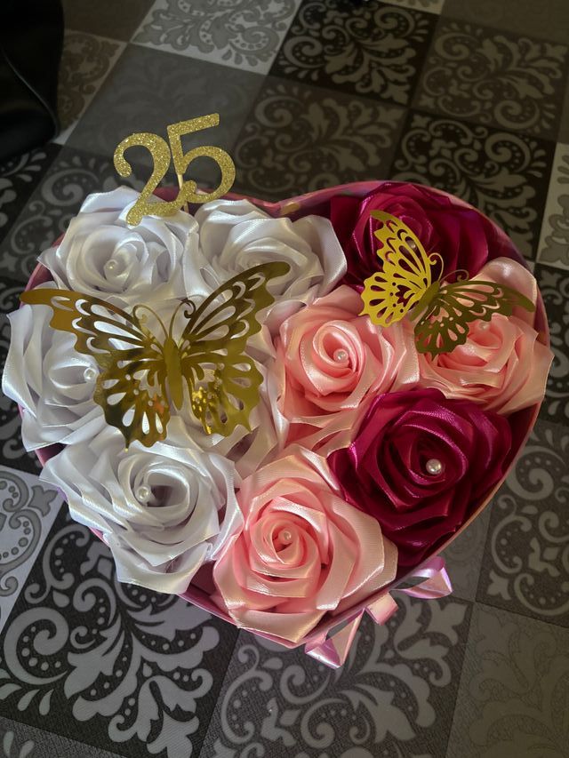 Cajita flores eternas ! Regalo cumpleaños 🎂