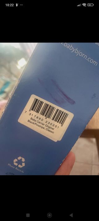 Mochila porta bebé babybjorn 
