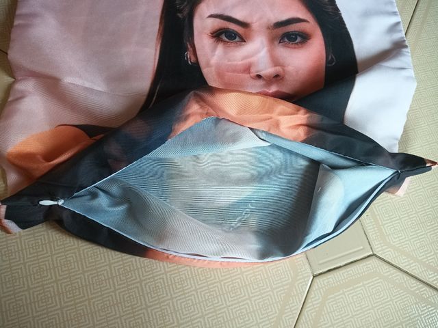 Funda cojín Faye Malisorn beige