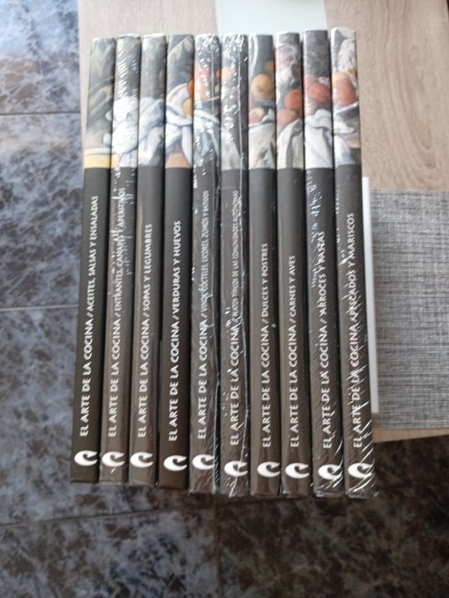 Vendo 10 libros El arte de cocina 