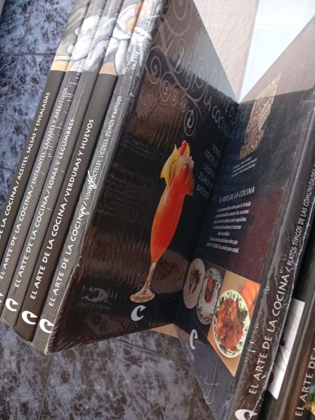 Vendo 10 libros El arte de cocina 