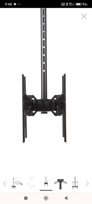 Soporte de techo para dos televisores:32a75 pulgad