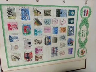 Colección de sellos.