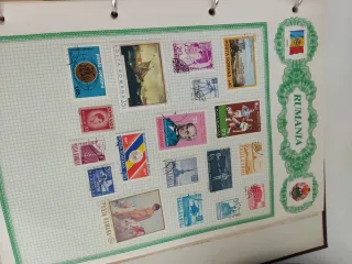 Colección de sellos.