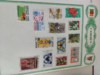Colección de sellos.