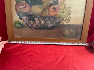 Quadro vintage con natura morta