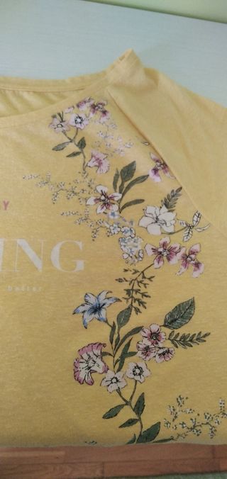 Camiseta Amarilla - Talla XL