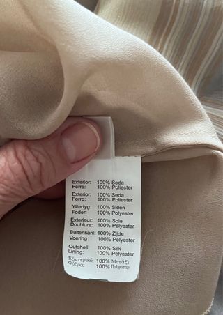 Falda seda Massimo Dutti