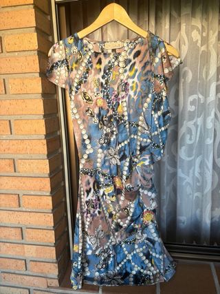 Vestido bdba multicolor estampado