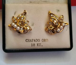 Pendientes Chapado Oro 18Kt