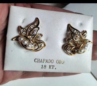 Pendientes Chapado Oro 18Kt