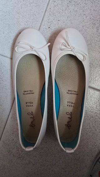 Scarpe ballerine bianche 