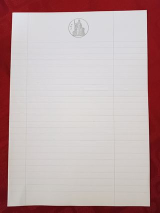 Carta bollata L.24 - 1953